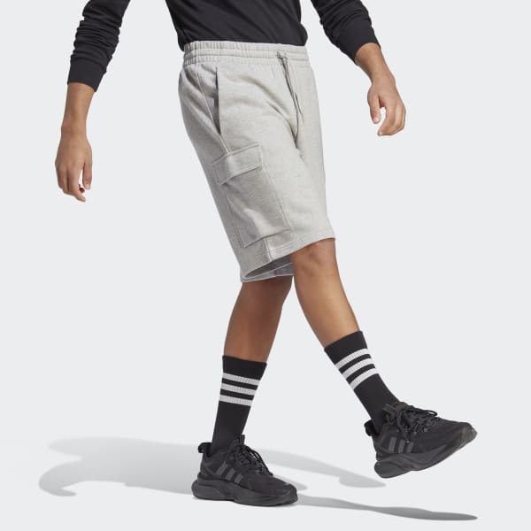 Grau Essentials French Terry Cargoshorts