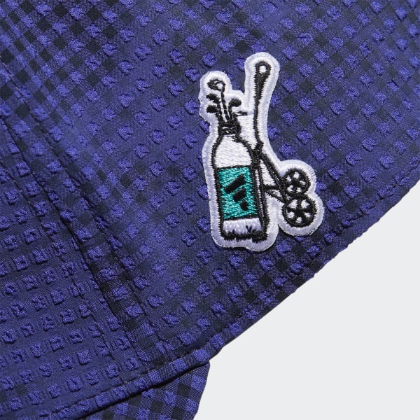 Blue 시어서커 캡