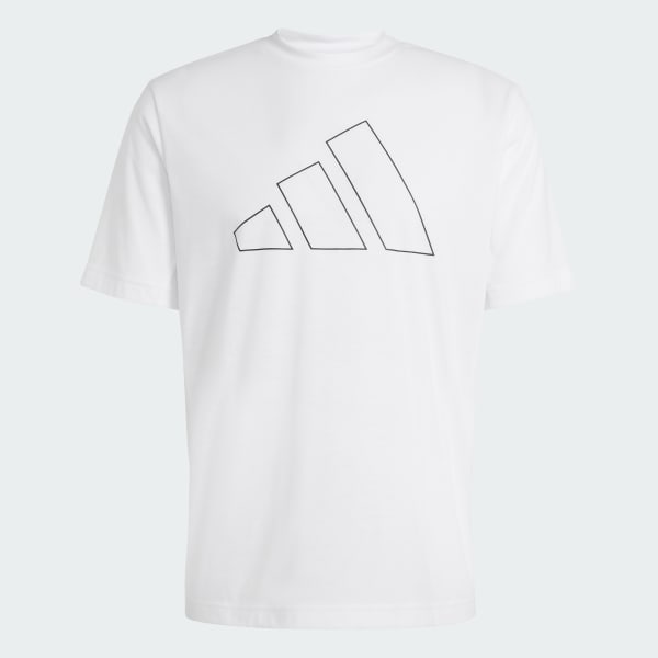 White WORKOUT ESSENTIALS FEELREADY LOGO T-SHIRT