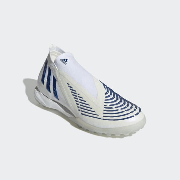 Blanco Zapatos de Fútbol Predator Edge.1 Pasto Sintético LKX07
