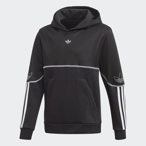 adidas Outline Hoodie Zwart | adidas Officiële Shop Hoodie outline Zwart | Knolpower