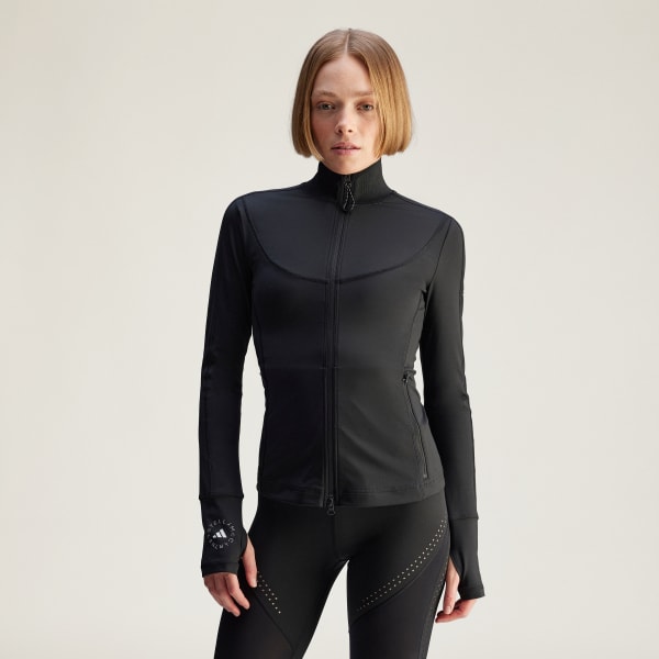 cerná Top adidas by Stella McCartney TruePurpose Training Midlayer
