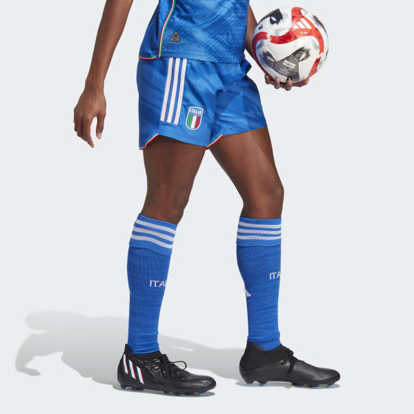 Blue Italy Women's Team 23 Home Authentic Shorts