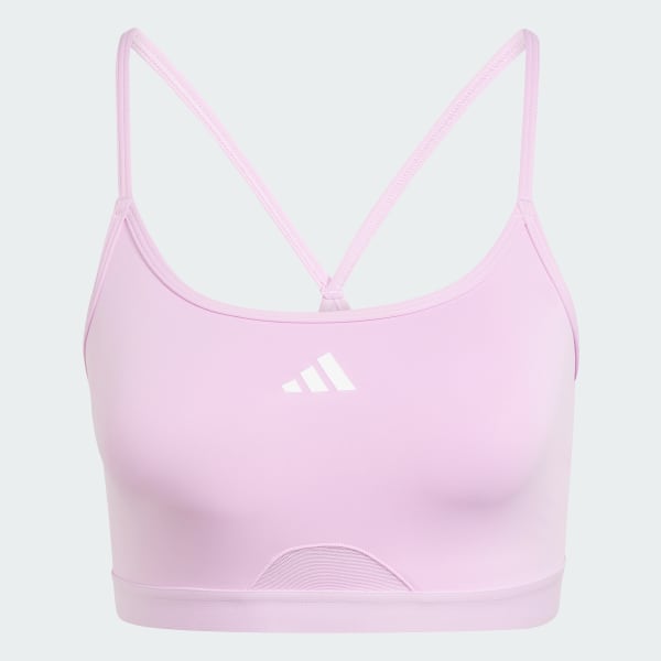 Morado Top Deportivo de Entrenamiento Aeroreact 3 Tiras