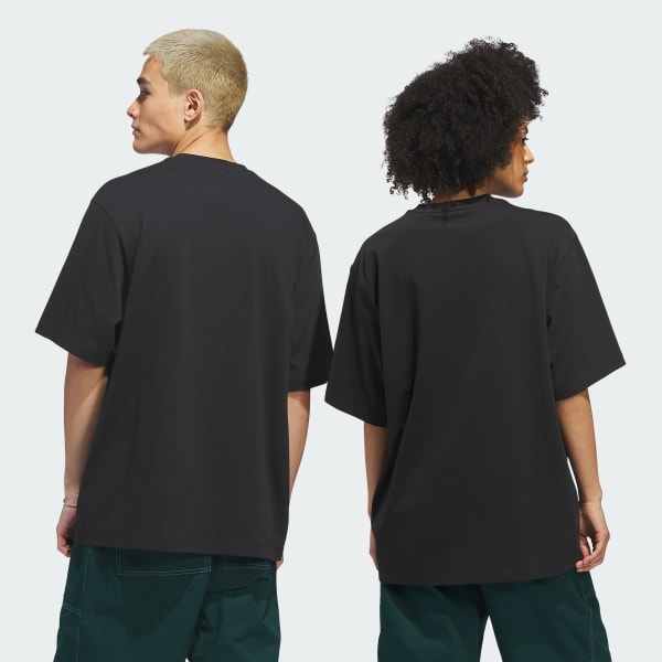 zwart Skateboarding x Mark Gonzales Logo T-shirt