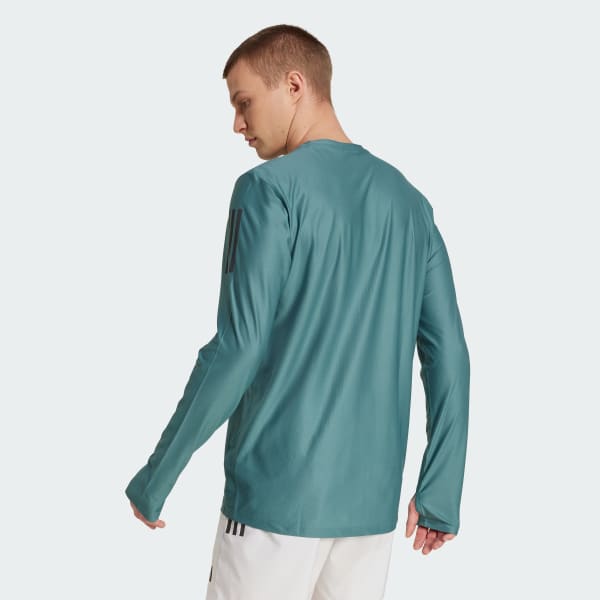 Zielony Koszulka Own The Run Long Sleeve