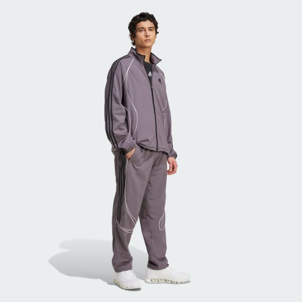 adidas Teamgeist Adicolor Track Pants - Grey | Free Shipping