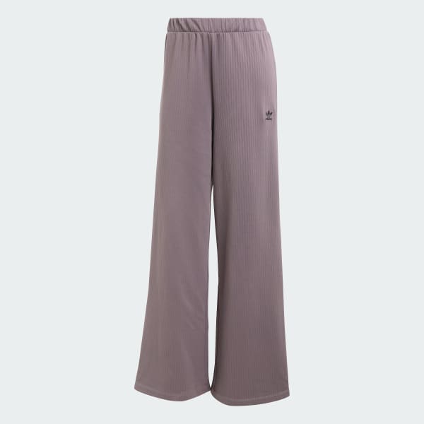 adidas Essentials Winterized Wide Rib Pants - Grey | Free