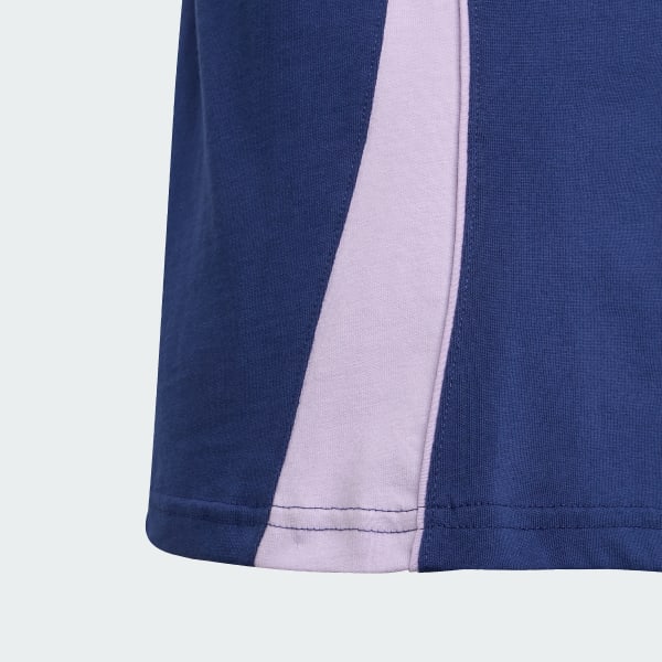 Bla Frankrike Cotton T-skjorte