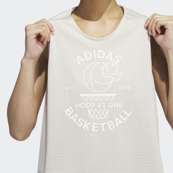 adidas Select Jersey Tank Top - Beige Women's Basketball adidas US