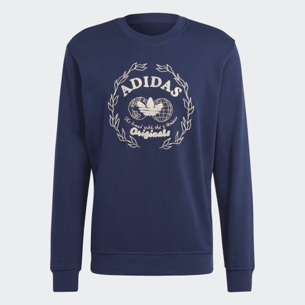 Niebieski Graphics Archive Crew Sweatshirt