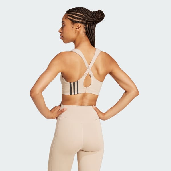 Beige Brassière de training maintien fort TLRD Impact