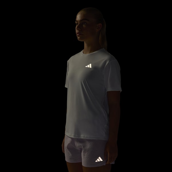 アディダス adi365 ランニング エッセンシャルズ Tシャツ - ホワイト