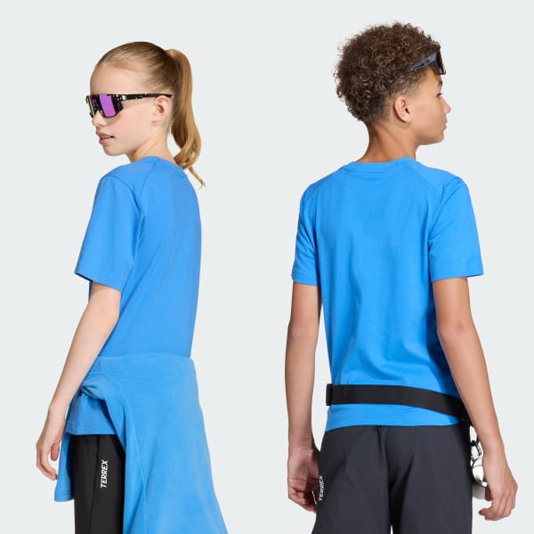 Azul Polo Terrex Multi Logo para Niños