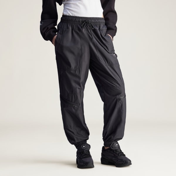 Noir Pantalon de survêtement zippé adidas by Stella McCartney