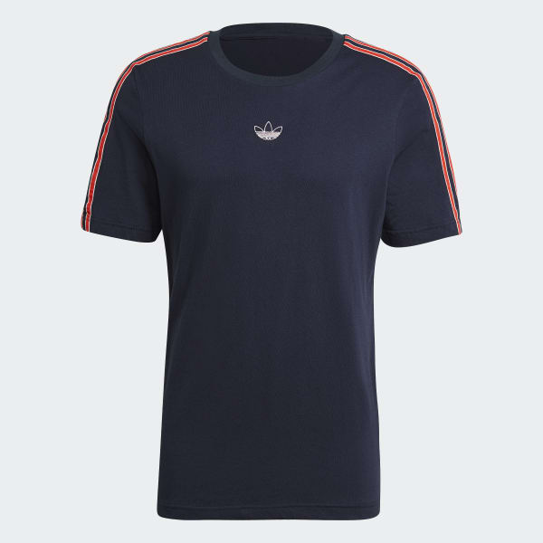 Blauw adidas SPRT 3-Stripes T-shirt 26531
