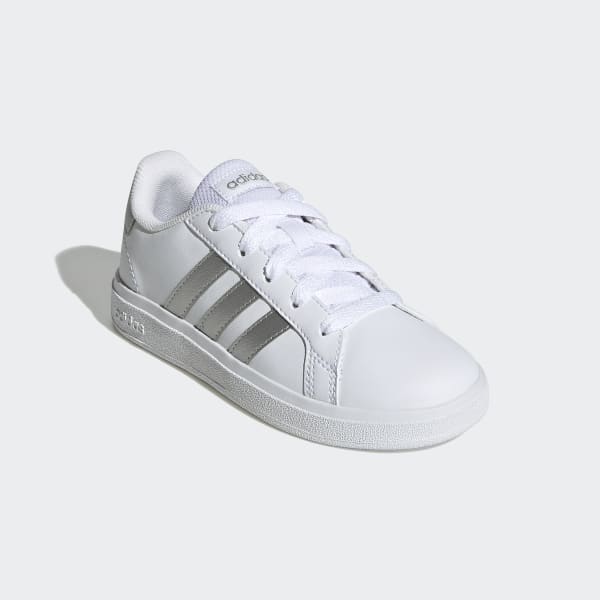 Blanc Chaussure Grand Court Lifestyle Tennis Lace-Up