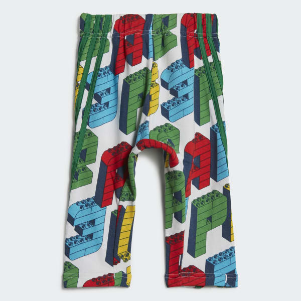 Rod adidas x Classic LEGO® sæt med T-shirt og 3/4 bukser CN079