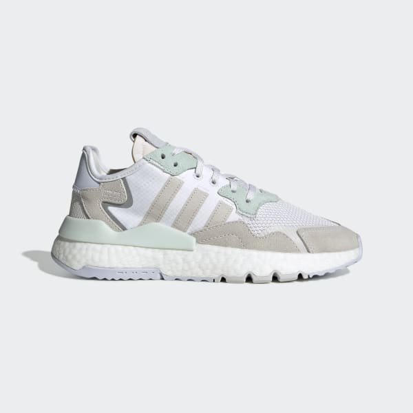 adidas nite jogger white and ice mint