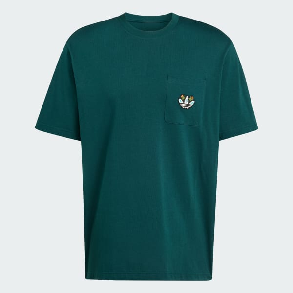 Green Monogram Loose Tee