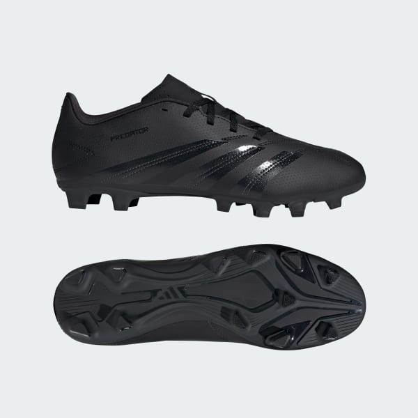Black Predator Club Flexible Ground Football Boots