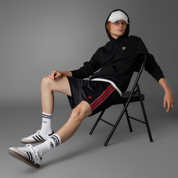 Preto Calções Terrace Icons do Manchester United