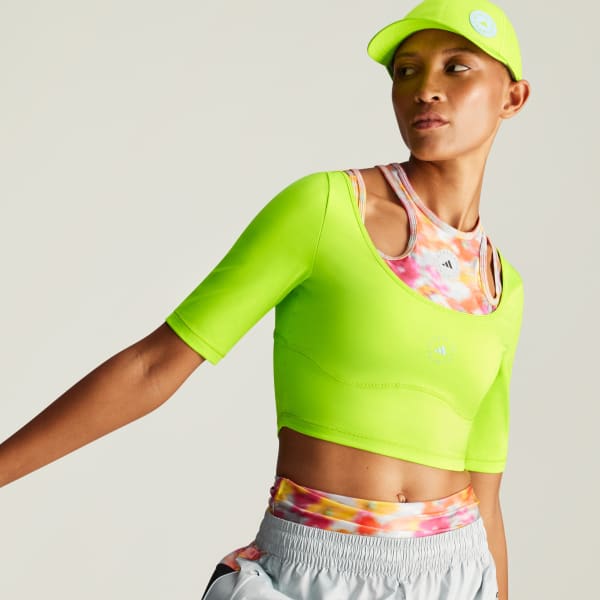 adidas by Stella McCartney クロップトップ - グリーン