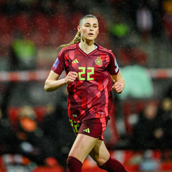 Weinrot DFB 25 (Frauenteam) Auswärtstrikot Authentic