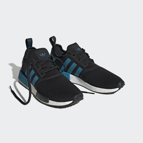Adidas black outlet and teal