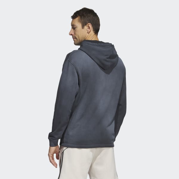 Negro Polera con Capucha Essentials+ Dye VB299