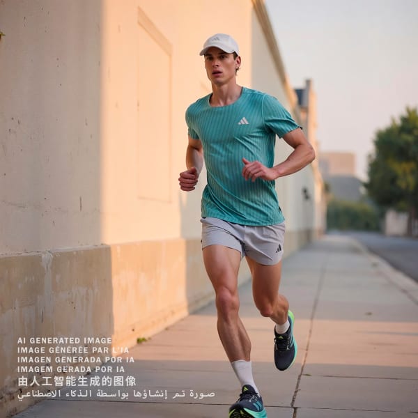 Grijs Adi365 hardloopshorts CLIMACOOL+