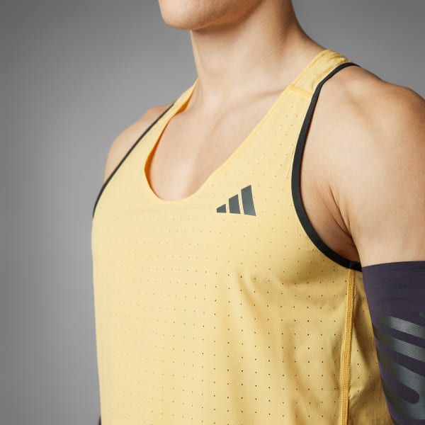 Amarillo Musculosa Adizero Running 