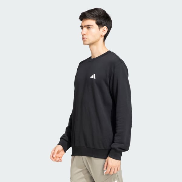 Black Crewneck Logo Sweatshirt