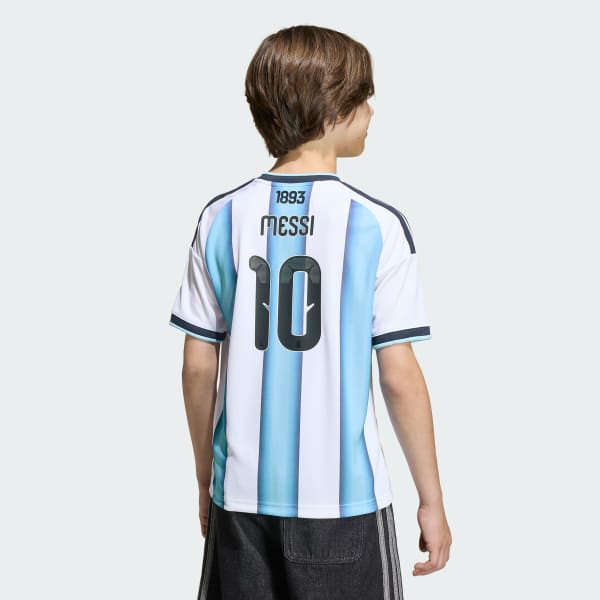 Bianco Maglia Home Messi Argentina 26