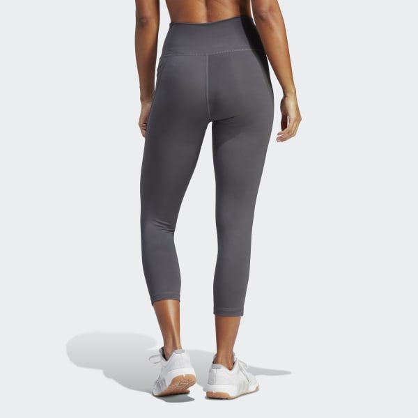 ADIDAS optime stash pocket high-waisted 3/4 leggings 2024