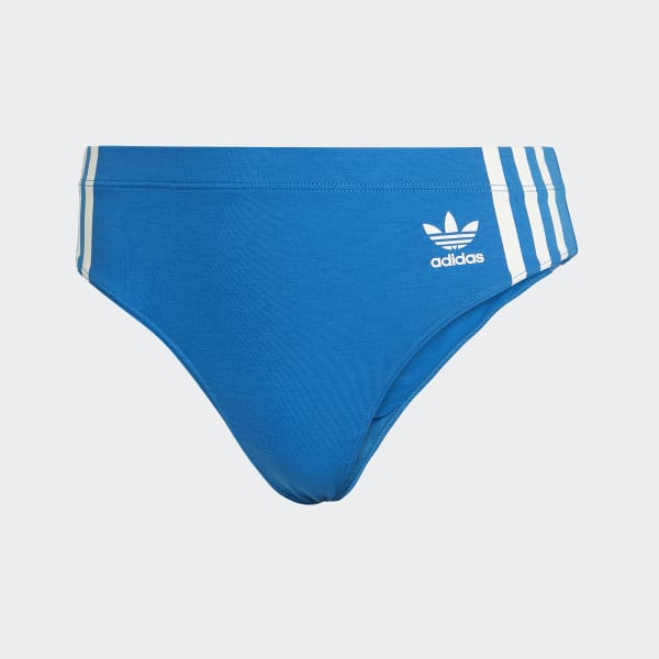 Bla Adicolor Comfort Flex Cotton Wide Side Thong Briefs (2 Pairs) HPO15