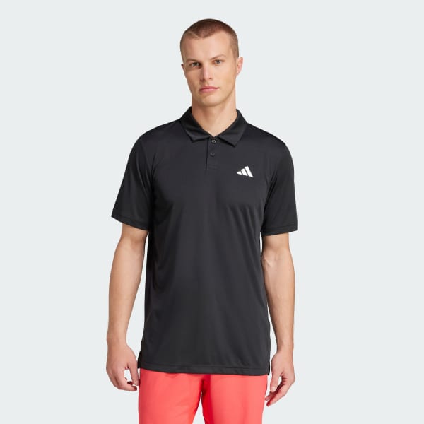 Schwarz Club Tennis Poloshirt