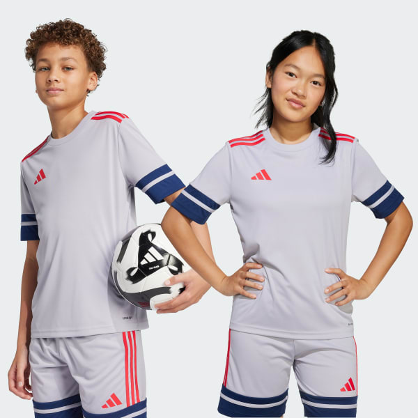 Grijs Squadra 25 Voetbalshirt Kids