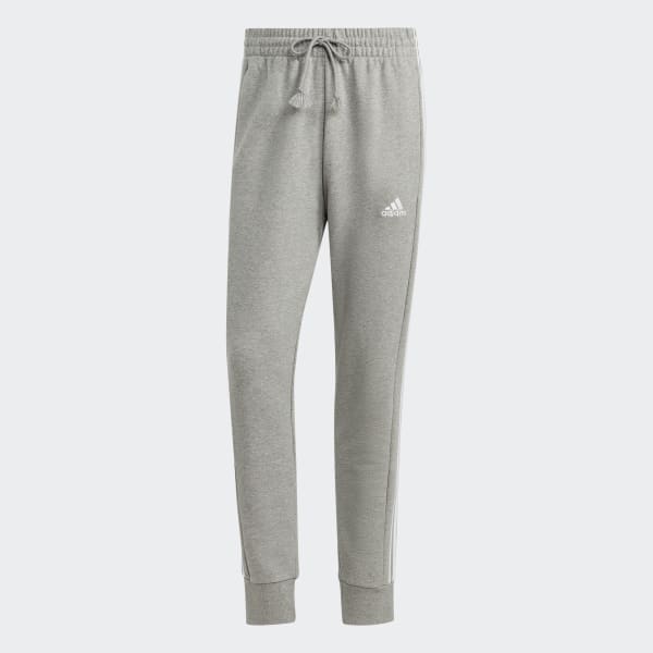 Essentials French Terry Tapered Cuff 3 Stripes Broek