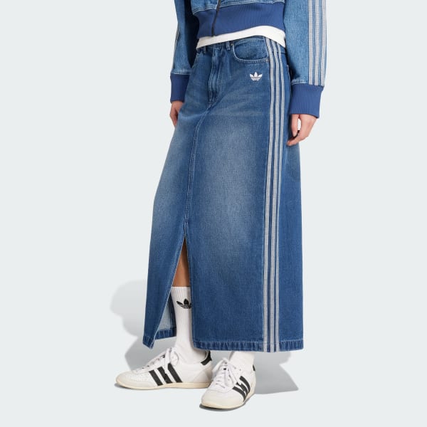 Adicolor 3-Stripes Denim Pencil Skirt