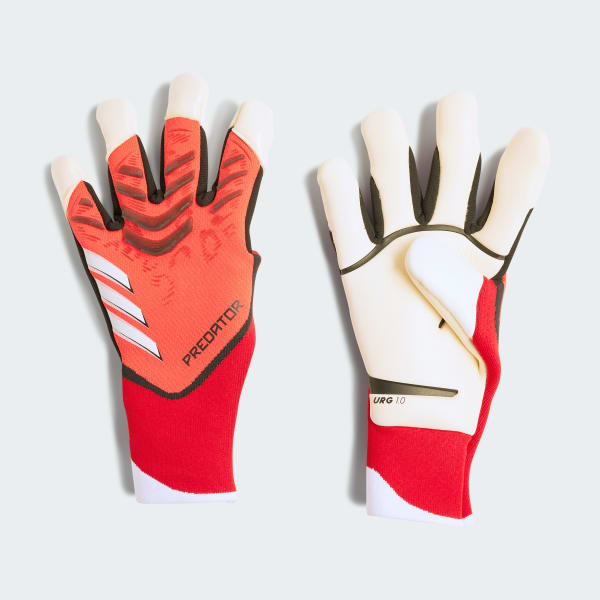 Rojo Guantes de Arquero Predator Pro Promo Hybrid