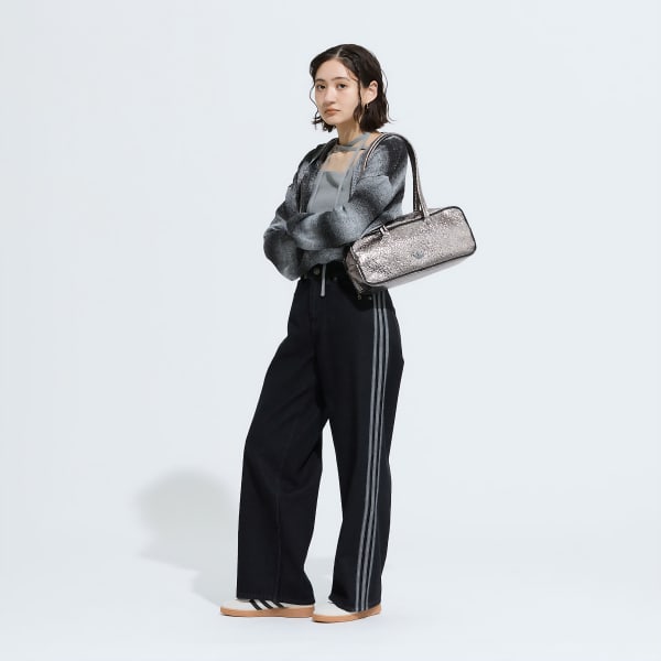 グレー アディカラー ロングハンドル エアライナー メタル バッグ