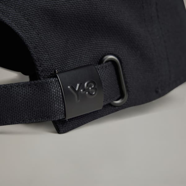 Black Y-3 클래식 로고 캡