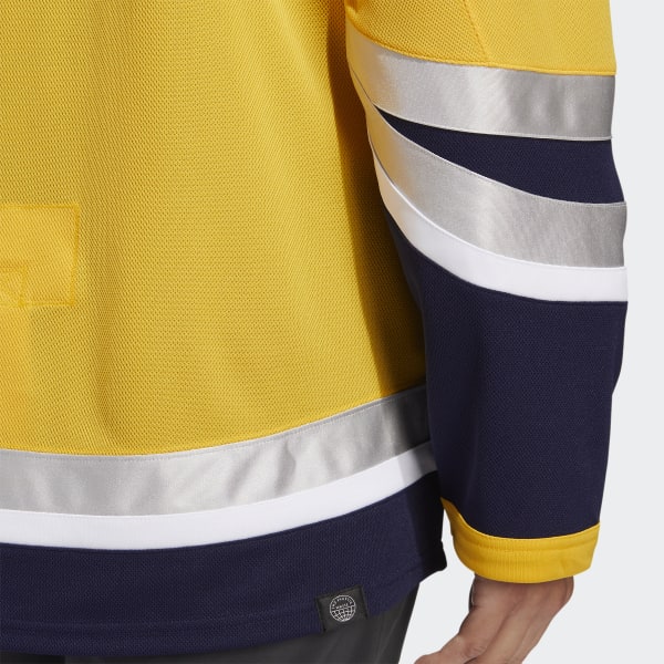 adidas Predators Authentic Reverse Retro Wordmark Jersey - Yellow, Men's  Hockey