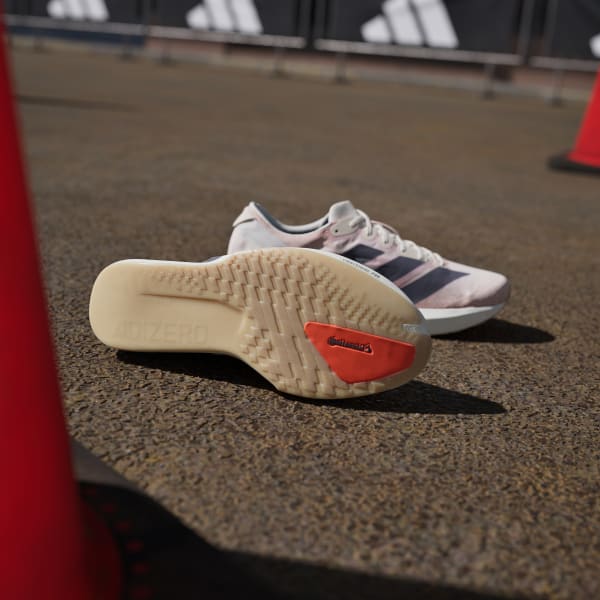 สีขาว รองเท้าวิ่ง Adizero Adios 9