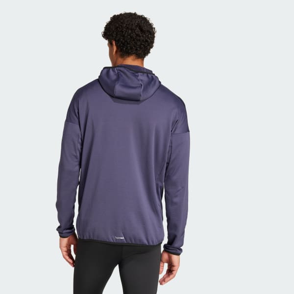 Blu Giacca Terrex Xperior CLIMAWARM Light Fleece Hooded