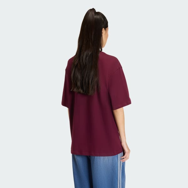 Bordeaux T-SHIRT BOYFRIEND