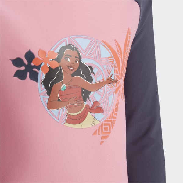 Pink adidas x Disney Moana Rashguard