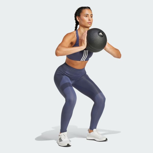 Blue Optime Full-Length Leggings