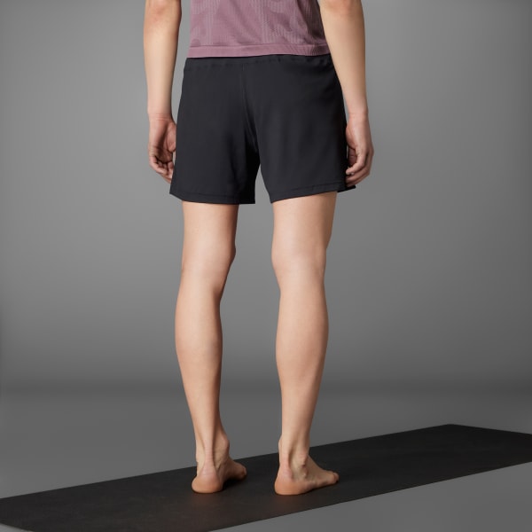 Black Designed for Training Yoga Training Two-in-One Shorts